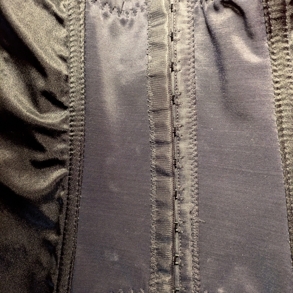 vintage trashy lingerie Playboy bunny costume halter bustier with ribbon tie 36B - Picture 4 of 9